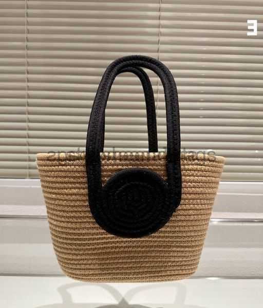 Totes Borsa di paglia Ultimo design Borsa di design semplice e pratica Borsa a tracolla con lettera oro di lusso Borsa di paglia retrò Borsa a tracolla in nylon Style40 Stylisheendibags