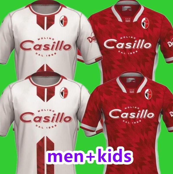 2023 2024 SSC Bari Special Soccer Jerseys BARI EDIÇÃO BARI X LC23 23 24 Camisas de futebol de camisa Botta Maiello Maita