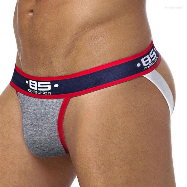 Unterhosen Marke Männer Mesh Jockstrap Unterwäsche G-Strings Tangas Sexy Homosexuell Penis Pouch Bikini Gesäß Hohl Thong2960