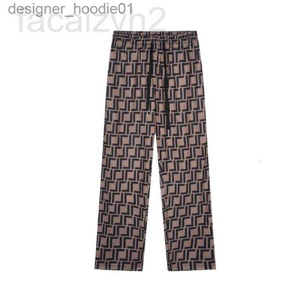 Pantaloni da uomo Pantaloni da uomo firmati Pantaloni da uomo e da donna di lusso classico lettera F avanzati pantaloni da strada popolari Primavera estate Casual sudore 2Q19 L230915