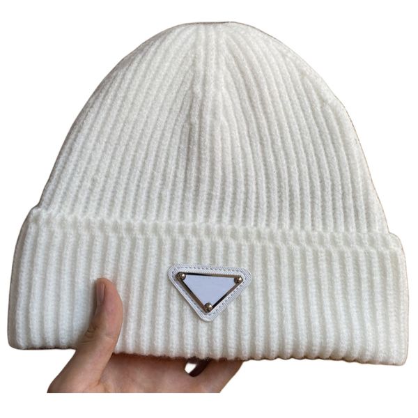 Beanieskull Caps Дизайнерская шляпа Холодная шляпа зима для женских мужчин Beanie Шерстяные волосы кролика белый серый черный розовый красный утолщенный классический zx3j