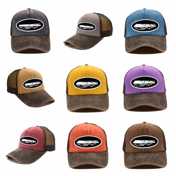Boné de beisebol American Tide marca Truck Cap impressão lavada moda boné de beisebol Retro chapéu casual H4LK #