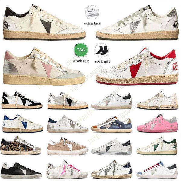 Scarpe da basket Mocassini Superstar di design di lusso Scarpe casual Scarpe da ginnastica di marca italiane Do Old Ditry Super Star per scarpe da ginnastica dorate da uomo e donna