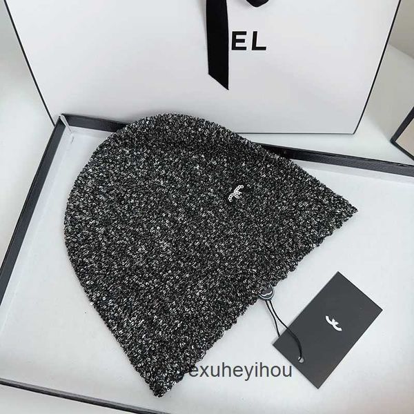 CC Beanie Sex Beanie Kadın Sequins Beanie Tasarımcı Beanie Moda Sokak Şapkası Kadınlar Cap Casual Pıhtılaşmış Şapkalar Kadın Casquettes Caps Tasarımcı Örme Şapka Kanalı Beanie