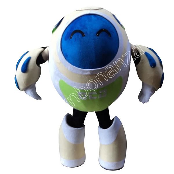 Super bonito robô mascote adulto traje personalizado fantasia tema dos desenhos animados fantasia vestido anúncio vestuário