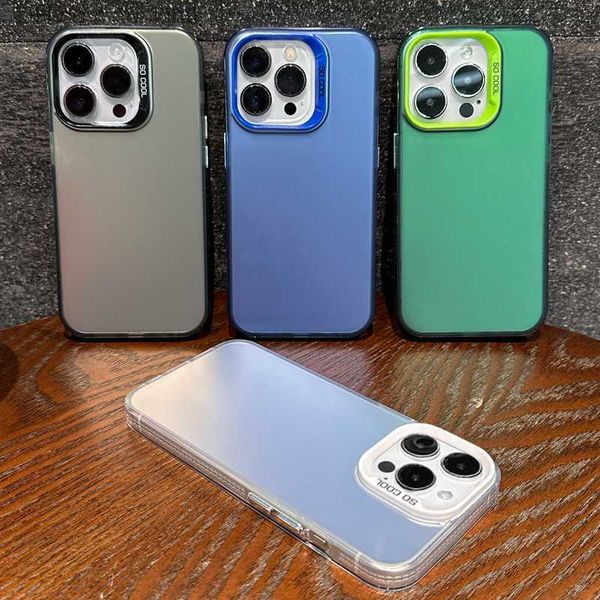 Capas de telefone celular adequadas para 14 capa de telefone nova Aurora Laser iPhone 13promax masculino e feminino 12pro pacote completo q230915