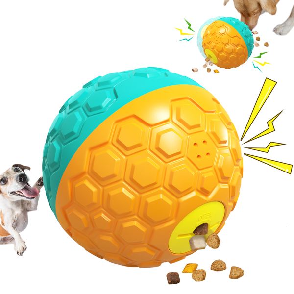 Hundespielzeug, Kauartikel, Tiernahrung, Ball, groß, Training, französische Bulldogge, Mops, Zubehör, seltsames Bellen, Stimmpuzzle, undichtes 230915