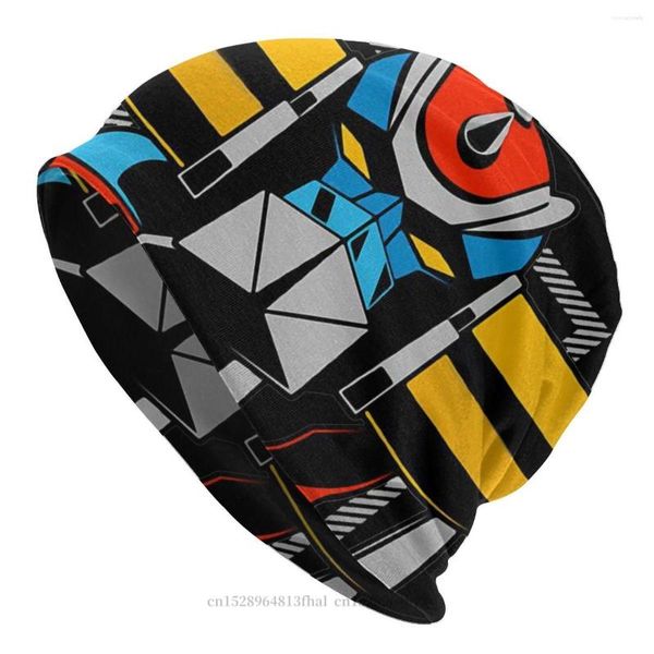 Berretti UFO Robot Grendizer Eroe Anime Cappelli da esterno Trio Cappello sottile Cofano Pantaloni a vita bassa Skullies Berretti Berretti Uomo Donna Paraorecchie