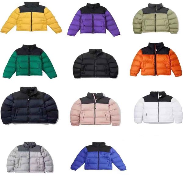 Herrenjacke Designer North Daunenjacke Gesicht Herbst und Winter 1996 verdickter warmer Brotanzug Klassisches Paarmodell wasserdichter und winddichter Kragen Lockerer Mantel