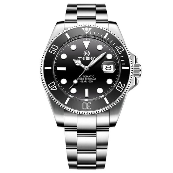 Мужские часы Автоматические механические часы 40 мм Сапфировые наручные часы для плавания Модные современные наручные часы Montre De Luxe Подарки для мужчин296H