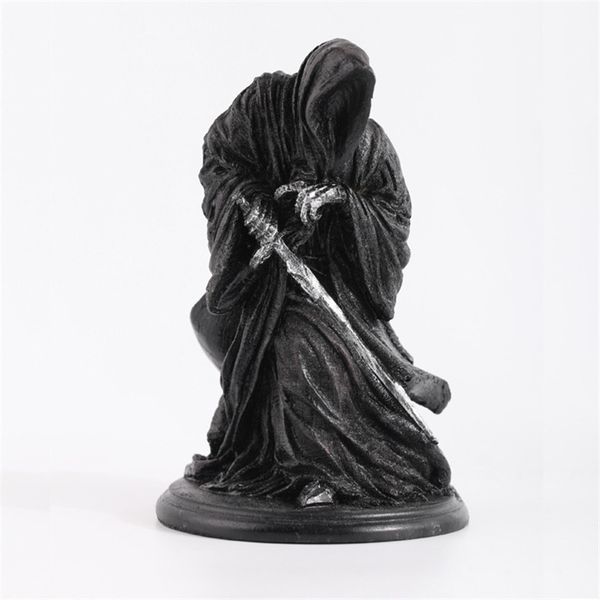 Objetos decorativos estatuetas cavaleiro das trevas bruxa rei resina estátua ringwraiths modelo figura decoração para casa coleção artesanato ornamento 230914