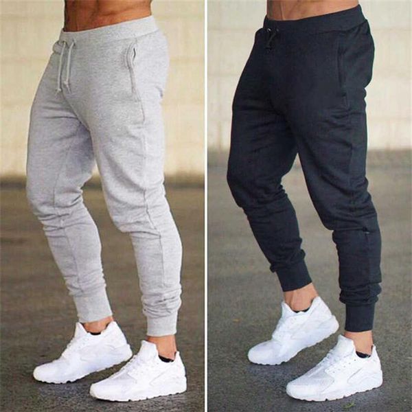 Herrenbekleidung Jogger JUST BREAK IT Hosen Männer Fitness Bodybuilding Fitnessstudios für Läufer Mann Workout Sportbekleidung Jogginghose Schweiß T251c