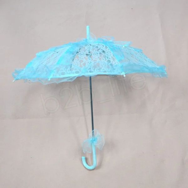 Guarda-chuva de renda nupcial de alta qualidade, 11 cores, elegante, casamento, renda, artesanato, guarda-chuva para mostrar, decoração de festa, foto, adereços, guarda-chuvas