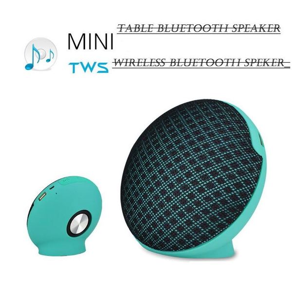 Alto-falantes portáteis Novo Mini Tecido Bluetooth Speaker JC-210 TWS Sem Fio Tandem Com Micphone Usb / Aux / TF Card Player Art Pano Magic Pl Dh0Ip