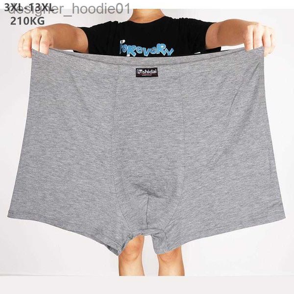 Unterhosen Unterhosen Männer Unterwäsche Boxer Modal Plus Größe 5XL 6XL 8XL 9XL 10XL 13XL Männliche Höschen Schwarz Rot Lose Hombre Große Boxershorts L230915