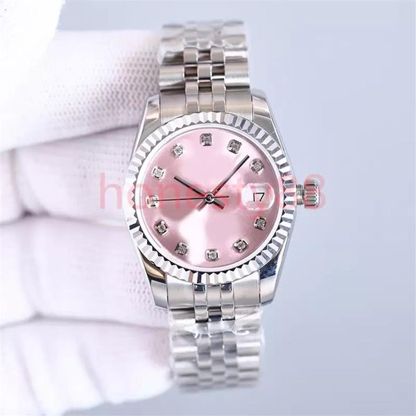 SW Coppia di alta qualità Orologio 31 28mm Orologio da donna Automatico 41 36mm Orologio da uomo Cinturino in acciaio inossidabile 904L Diamante Zaffiro M261v