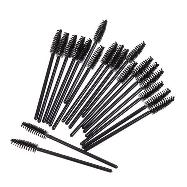 Piegaciglia 100 pezzi Eye Lash Nero Mascara monouso Bacchetta Pennello Spoolies Trucco Nuovo strumento per nail art Consegna a goccia Strumento di bellezza per la salute Dh2Un