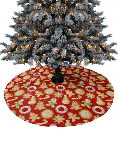 Рождественские украшения, акварель, пряничное дерево, юбка, базовая крышка, рождественский домашний ковер, коврик