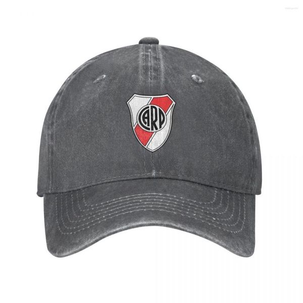 Berretti River Plate Pullover con cappuccio Berretto da baseball Cappelli in denim lavato Casquette regolabile per esterni Cappello da cowboy sportivo per uomo Donna