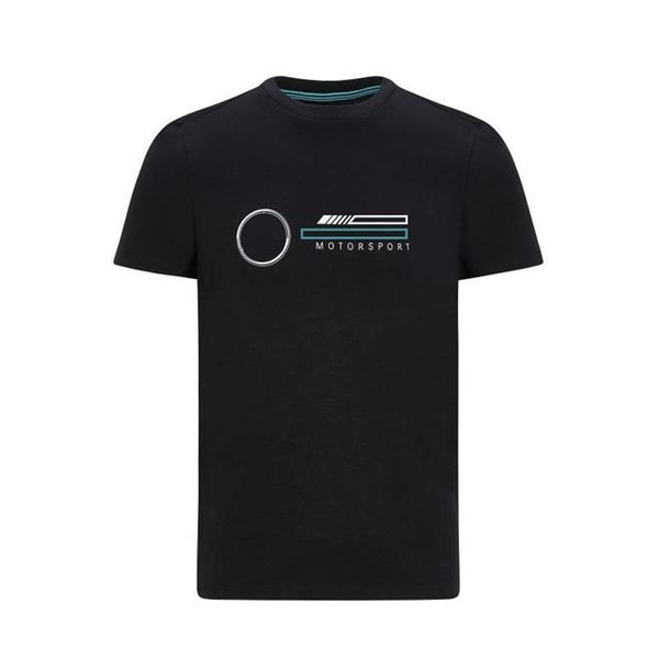 2021 F1 equipe camiseta roupas de carro de corrida manga curta em torno do pescoço camiseta equação de primeira classe roupas frota com personalizado custom238v