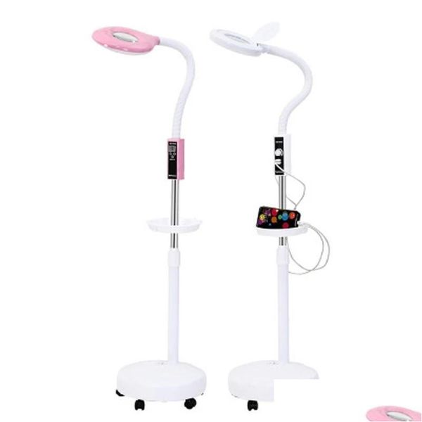 Stehlampen 16x Diopter LED Vergrößerungsständer Lampe Kaltlicht Lupe Glas Len Gesichtslicht für Schönheitssalon Nagel Tattoo Drop Deli Dhae0