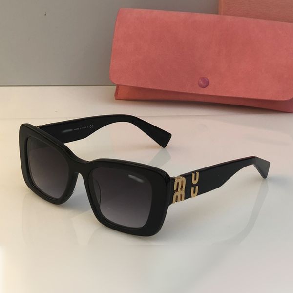 Kare Güneş Gözlüğü Mui Mui Güneş Gözlüğü Kadın Tasarımcı Gözlükleri Parti Güneş Gözlüğü Basit ve Şık İyi Kaliteli Tam Çerçeve Gözlükleri Çok Renkli UV400 Ton