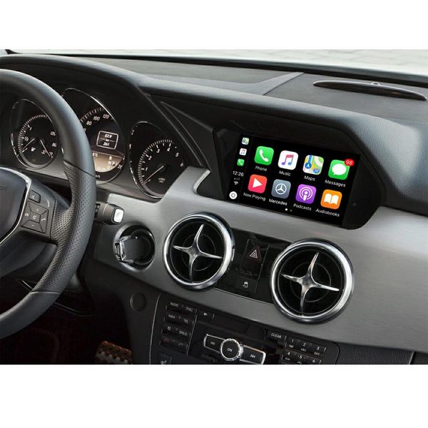 Беспроводная связь CarPlay для Mercedes Benz GLK 2013-2015 с Android Auto Mirror Link, функции AirPlay Car Play221g