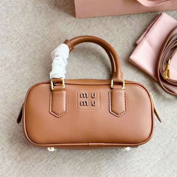 Designer mezza luna Arcadie Lolita borsa a tracolla Donna uomo quadrato Pochette Borsa a tracolla in pelle Borsa a mano Borsa di lusso Miui estate Sotto le ascelle Borse da bowling