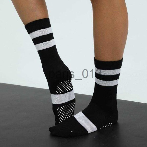 Uomo Addensare Caldo Uomo Donna Alto Lungo Sport Peluche Solido Camera Yogo Calzino Donna Donna Elastico Calzini da Pavimento Pantofola per Palestra LL x0916