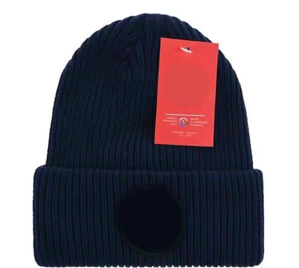 Gorro de designer de alta qualidade com estampa clássica, chapéu à prova de vento e resistente ao frio, presente no outono e inverno, disponível em 24 cores