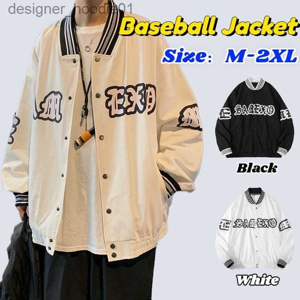 Damenjacken Baseballuniform Koreanische Version Jungen Baseballjacke Herren Sportjacke Paar Basketball Freizeitjacke L230916