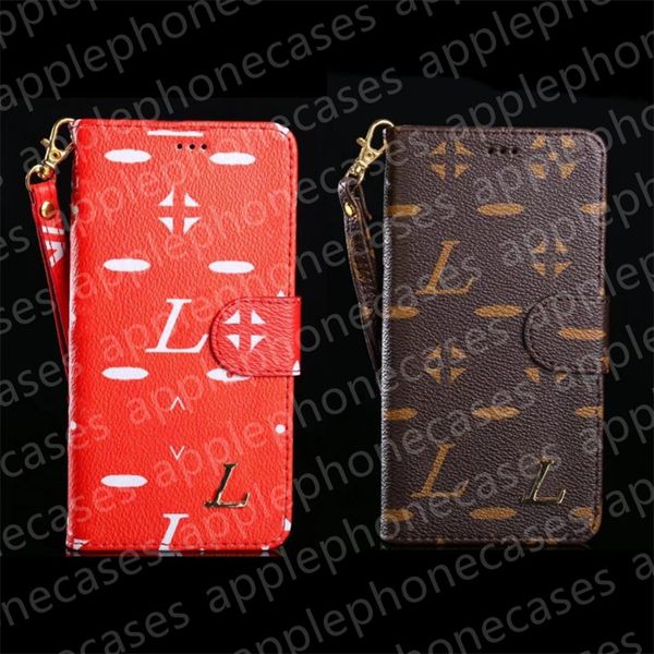 Marke Leder Flip Phone Case für Apple iPhone 15 Pro Max 14 13 12 11 XR XS 8P 15Pro 14Plus 14 Pro 14promax Luxus Designer iPhone Fall Kartenhalter Brieftasche Mobile Cover