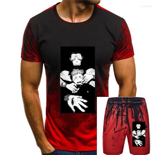 Erkekler Trailtsits 2023 Jujutsu Kaisen Sakuna Yuji Itadori Tshirt Erkekler Kawaii Üstler Karikatür T-Shirt Karate Grafik Tee Tee Sesli Unisex Erkek