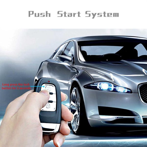 12v novo carro universal kit remoto central fechadura da porta do veículo sistema de entrada keyless start system283o