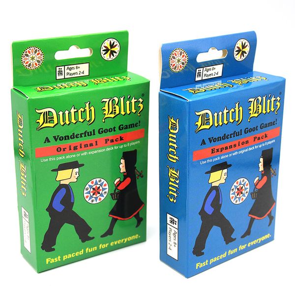 Günstiges niederländisches Blitz-Kartenspiel im Großhandel, Original- und Erweiterungs-Combo-Pack. Rasanter Brettspielspaß für jedermann. Tolles Familienspiel. Kombinieren Sie Packs zum Spielen