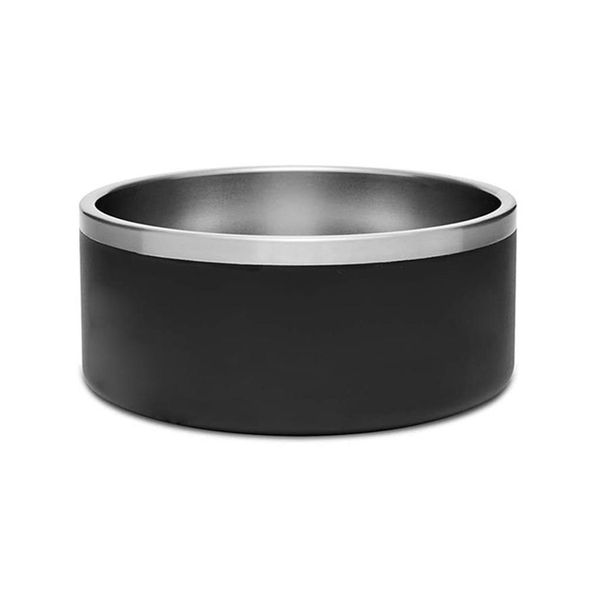 Boomer Dog Bowls 32 onças de aço inoxidável antiderrapante copos de parede dupla isolados a vácuo de grande capacidade 32 onças tigela para cães suprimentos para animais de estimação 255p