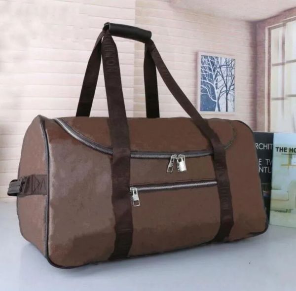 2023 de alta qualidade 55cm mulheres homens duffle saco bagagem grande capacidade à prova dwaterproof água bolsa casual viagem vintage clássicos