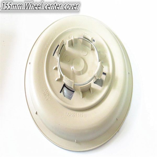 4x VW Jetta Bora Golf MK4 1999-2004 Volkswagen Tekerlek Merkezi Hub Kapakları 155mm J0 60249C