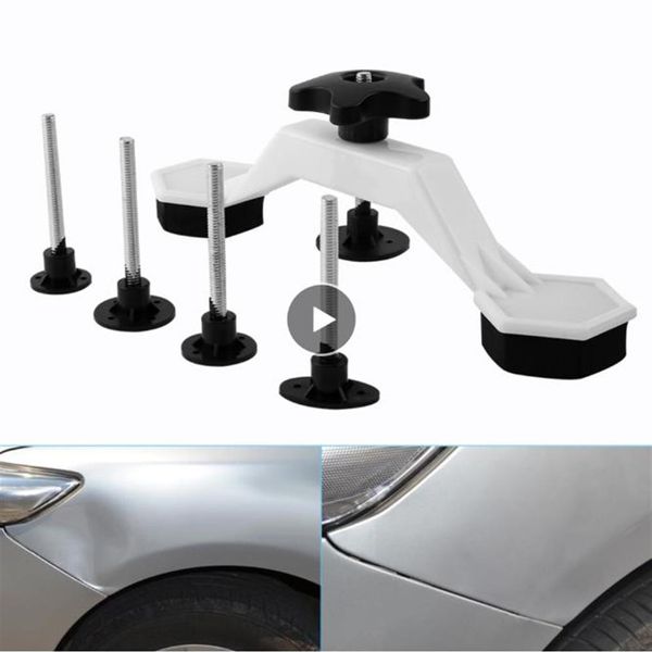 Araba Dent Onarım Vücut Hasar Düzeltme Aracı Çekme Köprü Çekme Döküm Kaldırma Tutukları El Onarım Araçları Kiti Boyasız Universal203s