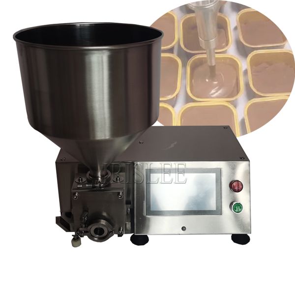 110v 220v Macchina automatica per iniezione quantitativa di crema Macchina di rifornimento per soffio di crema al cioccolato Torta alla crema di pane Creatore per iniezione