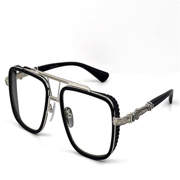 Neues Design, Retro-Optikbrille, quadratischer Rahmen, PUSHIN ROD II mit Augenmaske, Schwerindustrie-Motorradjacken-Stil, Top-Qualität219t