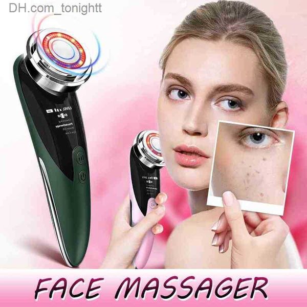 Schönheitsausrüstung Gesichtsmassagegerät für Gesichtsreinigung Schönheitsgerät Geräte Frau elektrisch für die Pflege der Hautmassagemaschine 220512 Q230916
