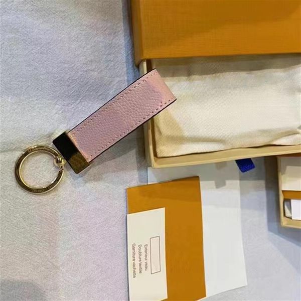 2023 Moda lusso Designer chiave Amanti della fibbia Portachiavi per auto Portachiavi in pelle fatti a mano Uomo Donna Accessori per ciondolo borsa bra1718