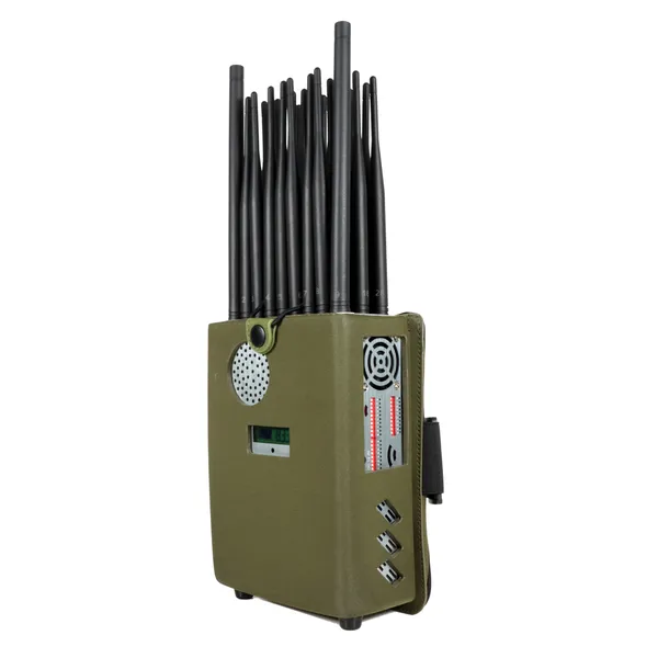 Yeni el tipi 28 Bant FM Radyo Wi-Fi6e Wi-Fi2.4G Wi-Fi5G GPS LOCA LORA UHF VHF 433 315 868 CDMA GSM 3G 4G 5G Cep Telefonu Sinyali Jamm Er 28 Watt 25m'ye kadar çalışır