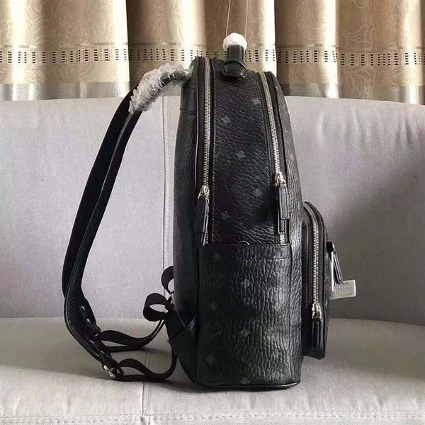 En Kaliteli Moda Koreli Versiyon Punk Backpack Schoolbag Erkek ve Kız Öğrenciler Seyahat Çantası 5827190K