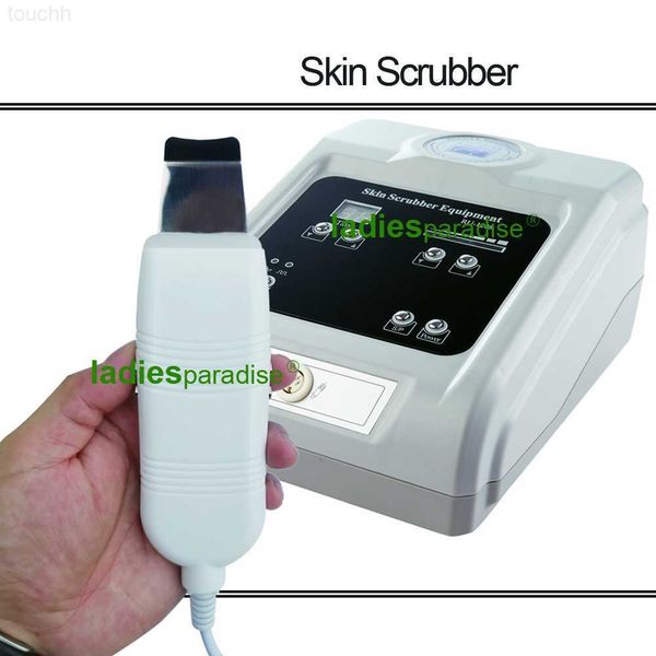 Elétrico Rosto Scrubbers Ultrasonic Purificador de Pele Profunda Limpeza Espátula Peeling Pá Facial Pore Cleaner Blackhead Removal Lift Machine L230920