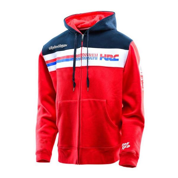 Masculino feminino moto gp para hrc racing zíper com capuz moletom moda masculina jaqueta tamanho S-2XL283r