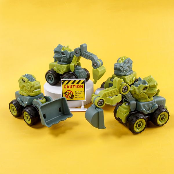 Dinozor yapı blok karting takım elbise blok kamyon lepinler oyuncak model kiti dinozor rex blok taşıma aracı Jurassic dünya dinozor oyuncakları erkekler için Noel hediyeleri