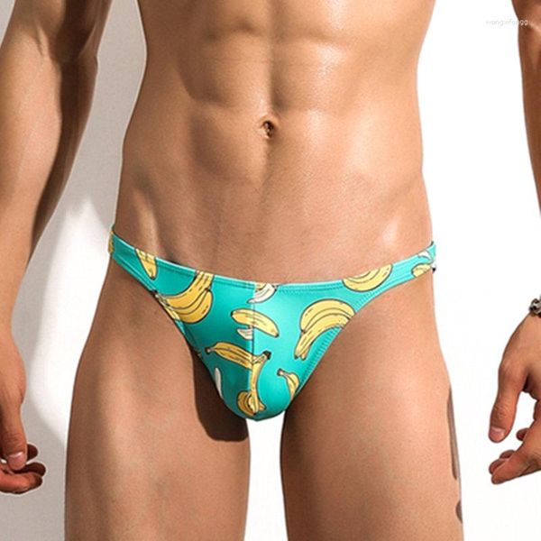 Costumi da bagno da uomo Sexy Slip da bagno da uomo Bikini Vita bassa Costume da bagno per giovane ragazzo Costume da bagno da spiaggia Pantaloncini Gay 2023