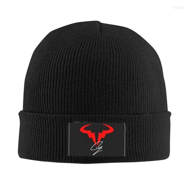 Berretti Nadal Beanie Cap Unisex Inverno Caldo Bonnet Homme Cappelli in maglia Hip Hop Outdoor Tennis Stars Skullies Berretti Per Uomo Donna